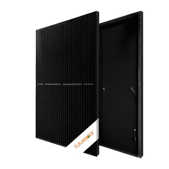 Futuresolar schwarz solar panels Hälfte-Zelle-400w-450w mono-crystalline solar panel 