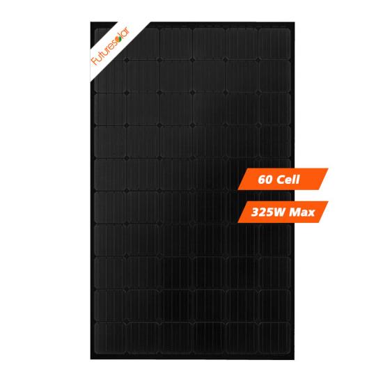 Futuresolar schwarz solar panels Hälfte-Zelle-400w-450w mono-crystalline solar panel 