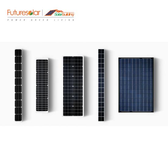Futuresolar Mono-Poly Doppelglas Maßgeschneiderte Solar-Panels 