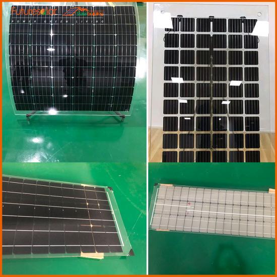 Futuresolar Mono-Poly Doppelglas Maßgeschneiderte Solar-Panels 