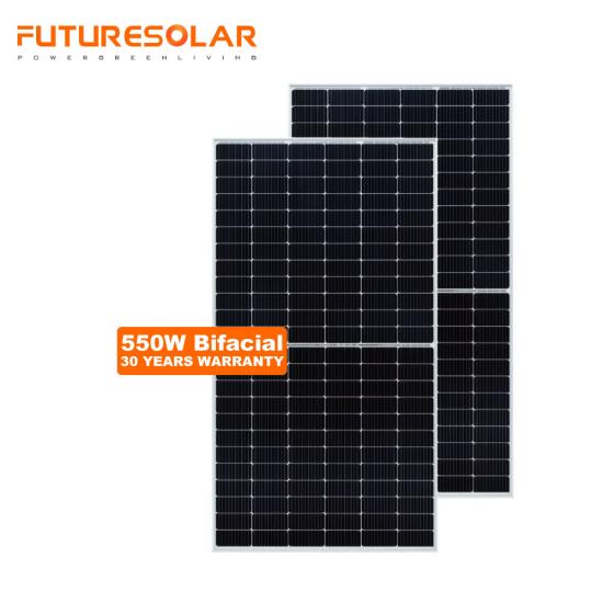 futuresolar 500w plus doppelseitige bifaciale Solarmodule mit großem Panel 525w-550w 